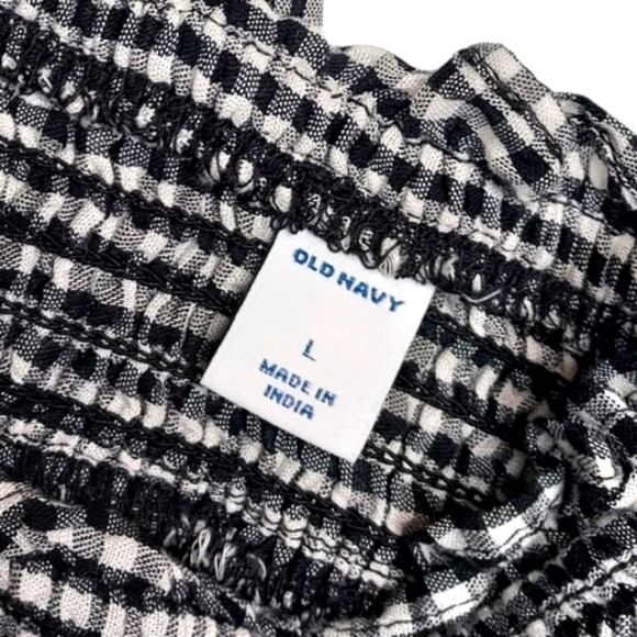 Old Navy NWT Black & White Crop Top Size Large - Picture 3 of 10